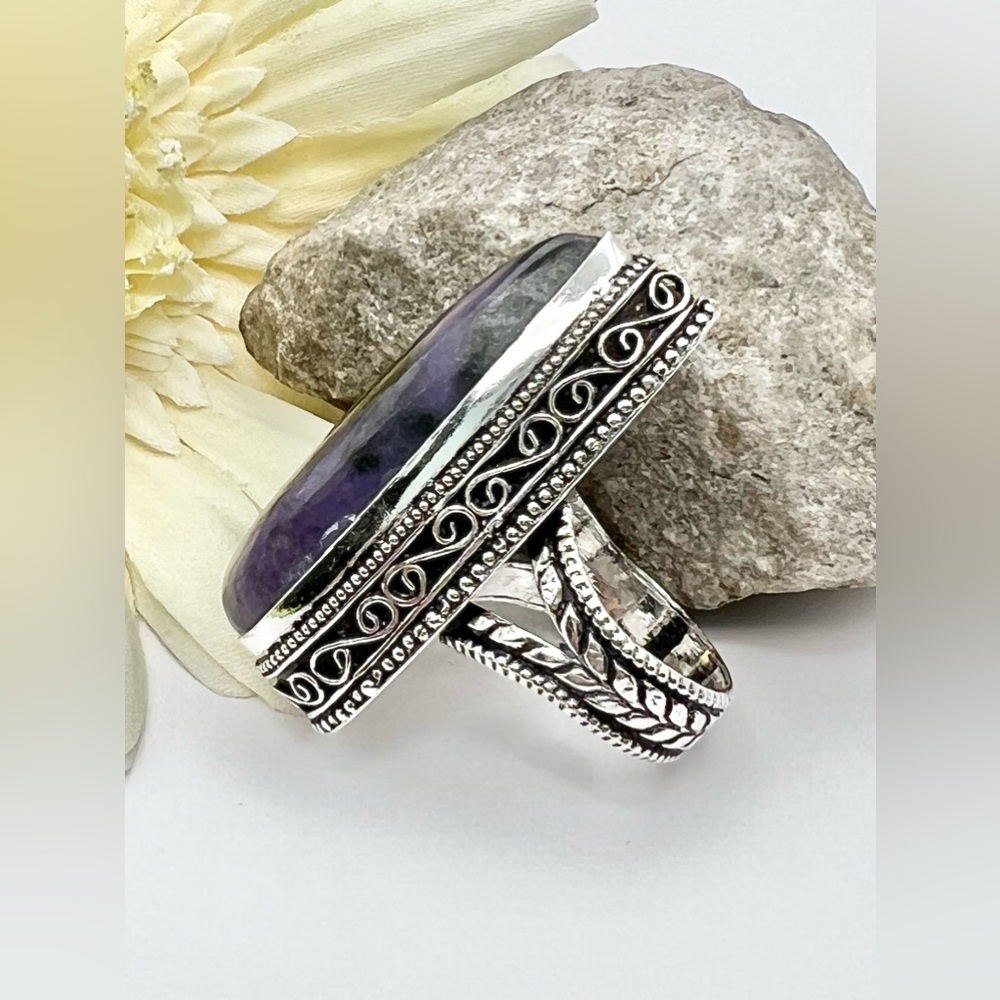 CHAROITE RING - Picture 3 of 8